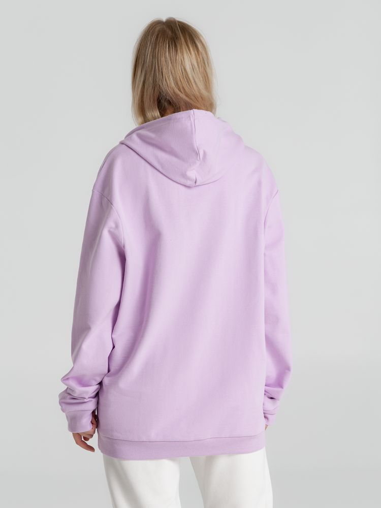 Толстовка с капюшоном унисекс Hoodie, сиреневая, размер XS