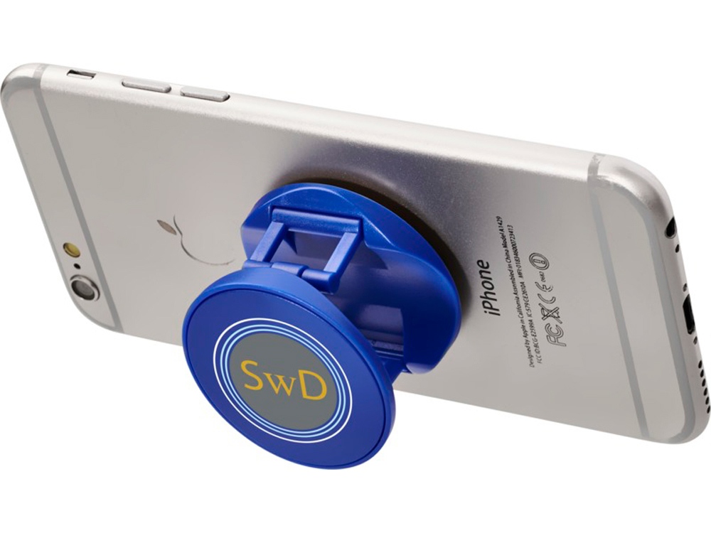 Подставка для телефона Brace с держателем для руки, ярко-синий