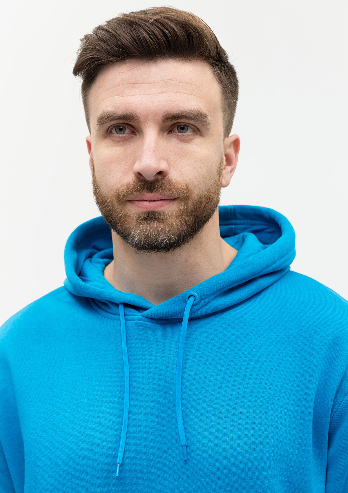 Худи унисекс STAN футер с начёсом 260, 20, Лазурный,  (40/1)  (50/L)