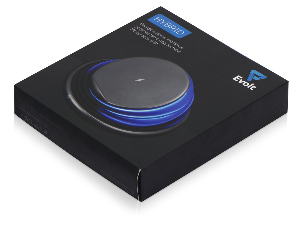 Беспроводное зарядное устройство с ночником Hybrid