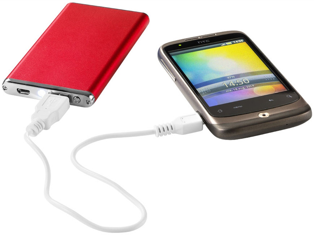 Портативное зарядное устройство Taylor 2200 мА/ч, красный