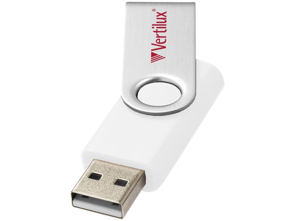 USB-флешка на 32 Гб Rotate Basic, белый