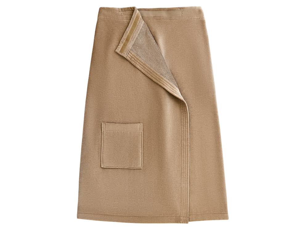 Килт женский, велюровый с логотипом Valerie Concept | Print Logo