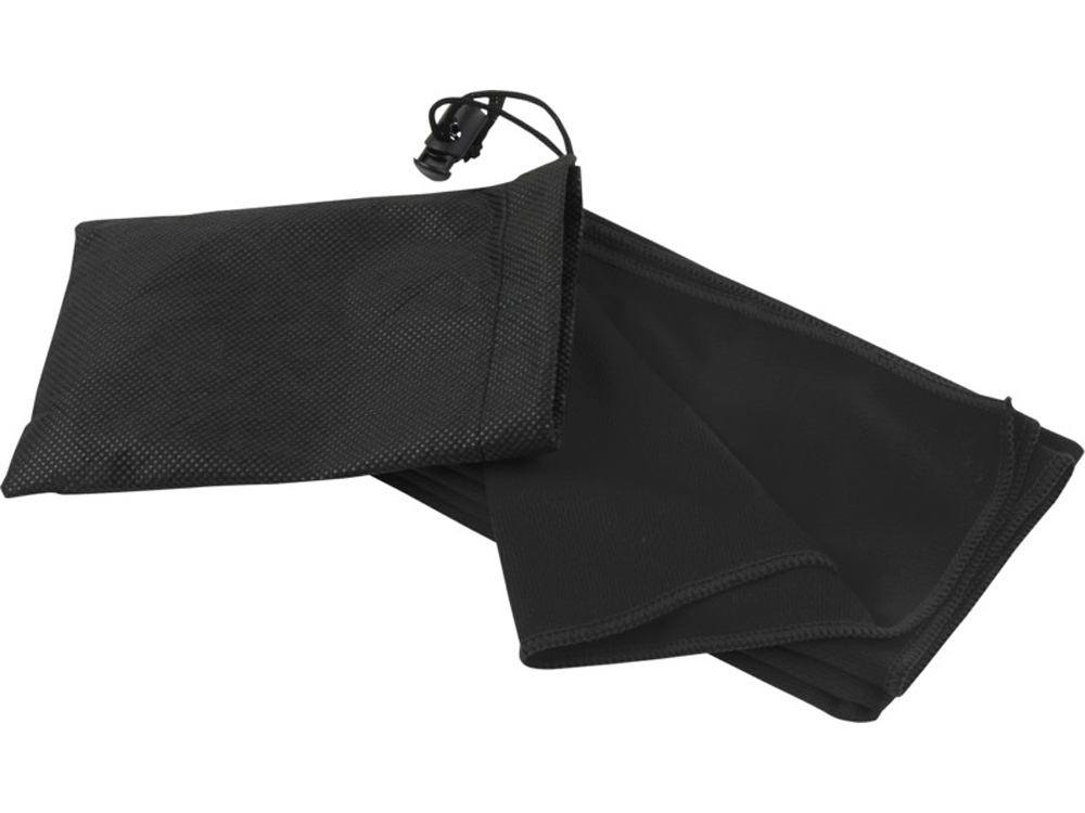 Полотенце спортивное Lucas из переработанного полиэстера, 30х80 см с логотипом  | Print Logo