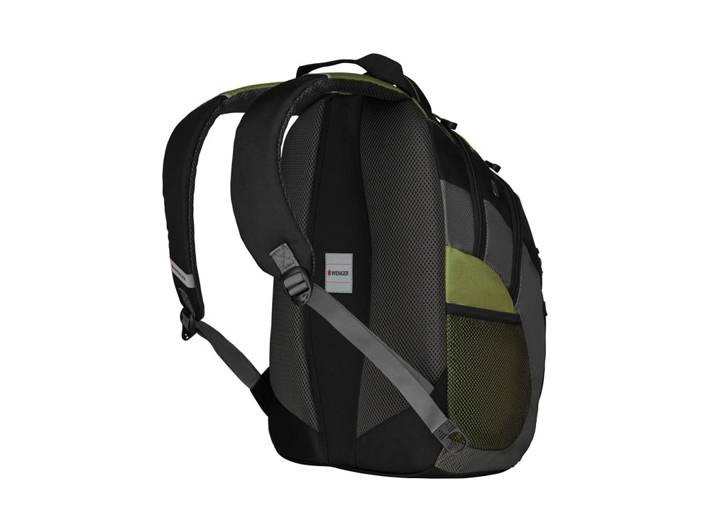 Рюкзак Granite WENGER 16, зеленый, полиэстер, 38 x 25 x 49 см, 27 л