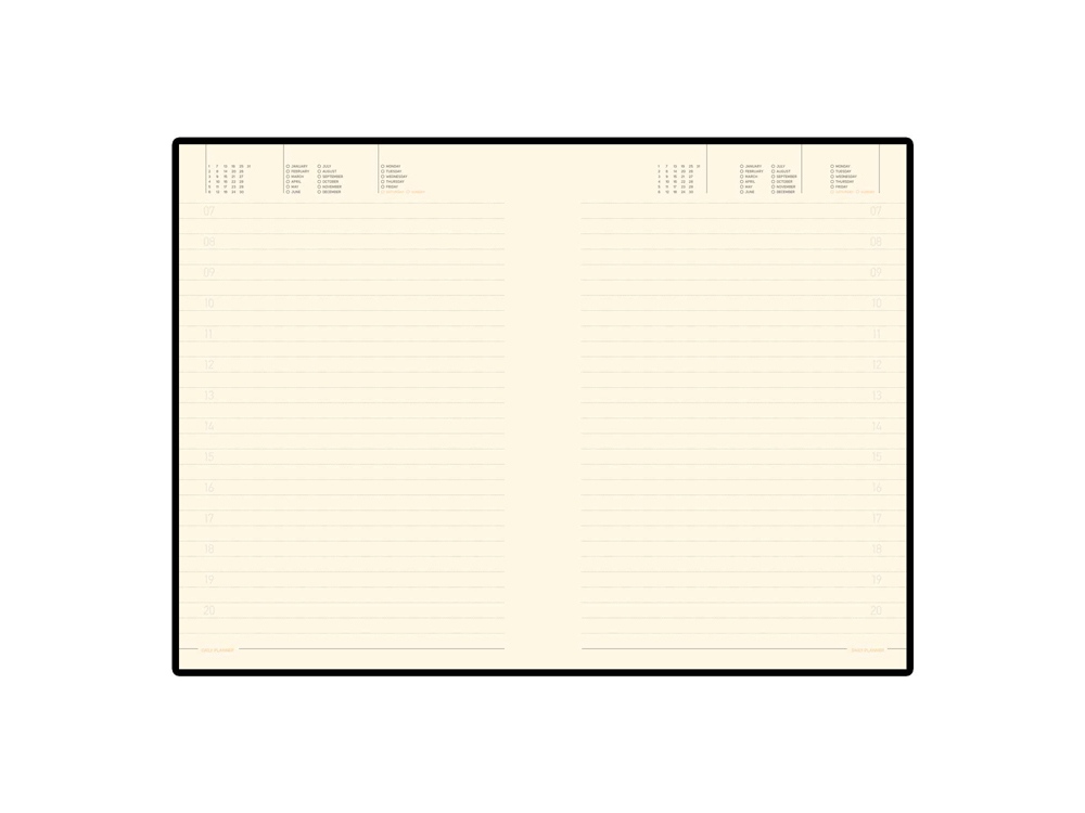 Ежедневник недатированный  А5 Grand бордовый