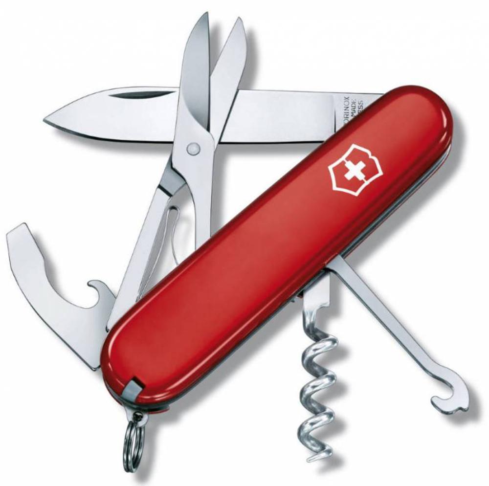 Офицерский нож Compact 91 — пример нанесения логотипа (VICTORINOX) | Print Logo