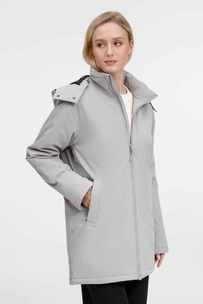 Куртка-парка унисекс Sfera, светло-серая, размер S