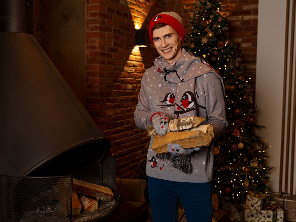 Варежки Birds and Berries фото на сайте Print Logo.