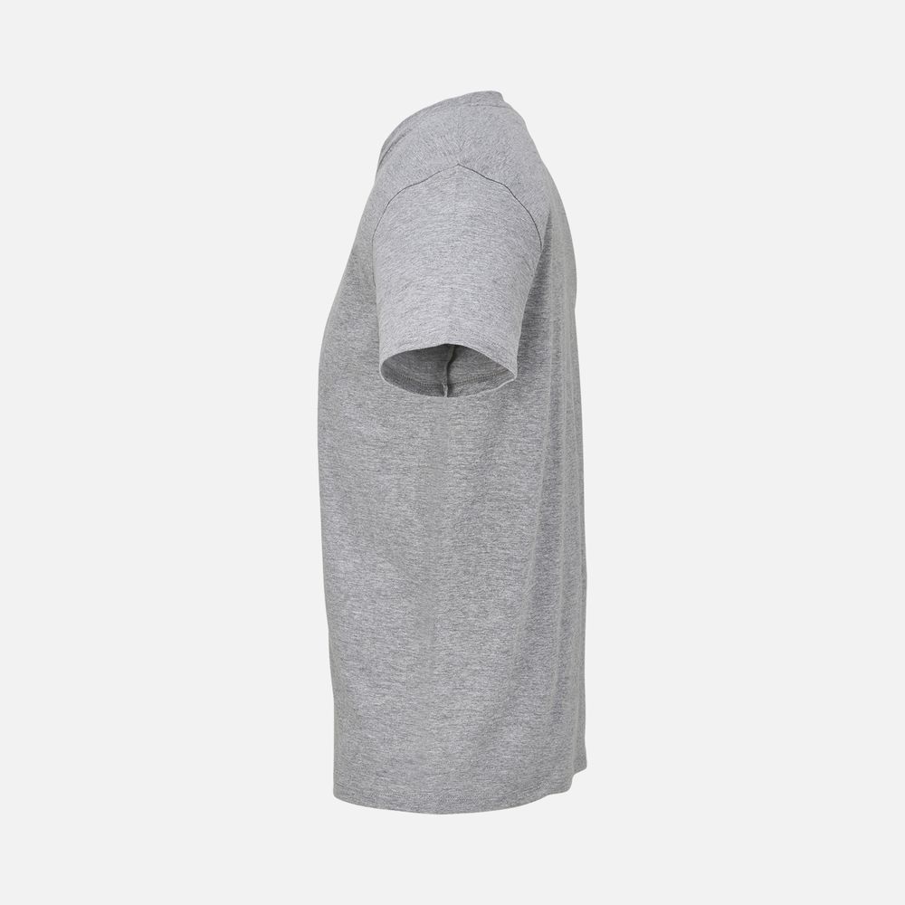 Футболка унисекс Regent с V-образным вырезом, серый меланж, размер L