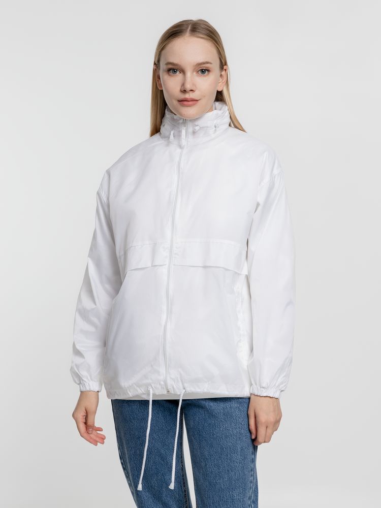 Ветровка из нейлона Surf 210 белая, размер XS