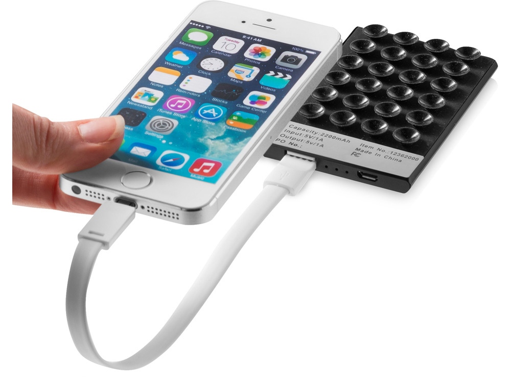 Внешний аккумулятор Stinger, 2200 mAh с логотипом Avenue | Print Logo