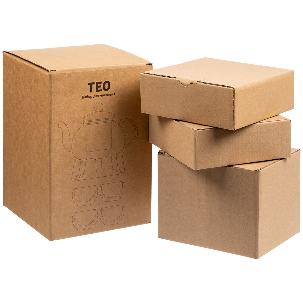 Чайный набор на 4 персоны Teo фото на сайте Print Logo.