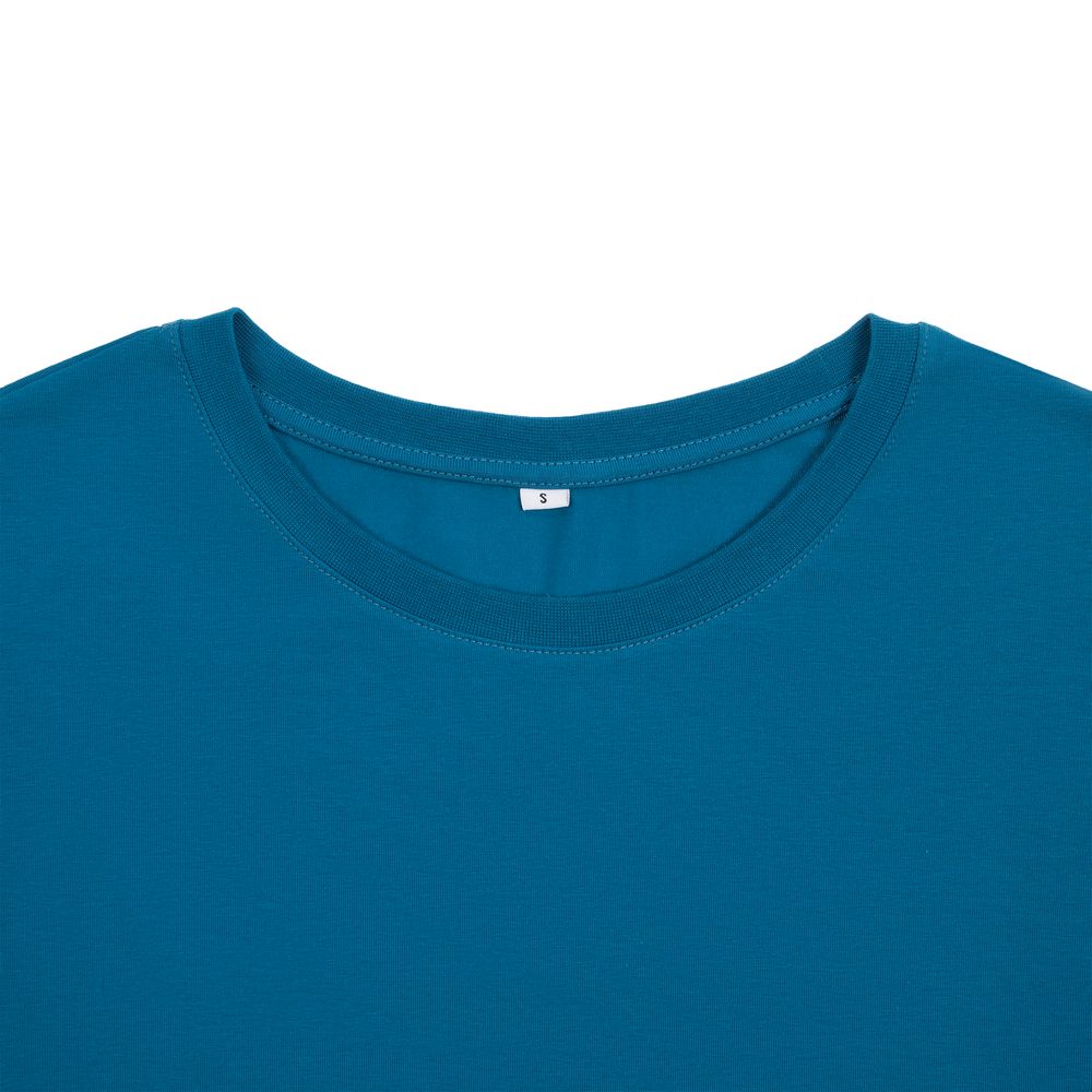 Футболка унисекс оверсайз Crosstown, бирюзовая (морская волна), размер XL