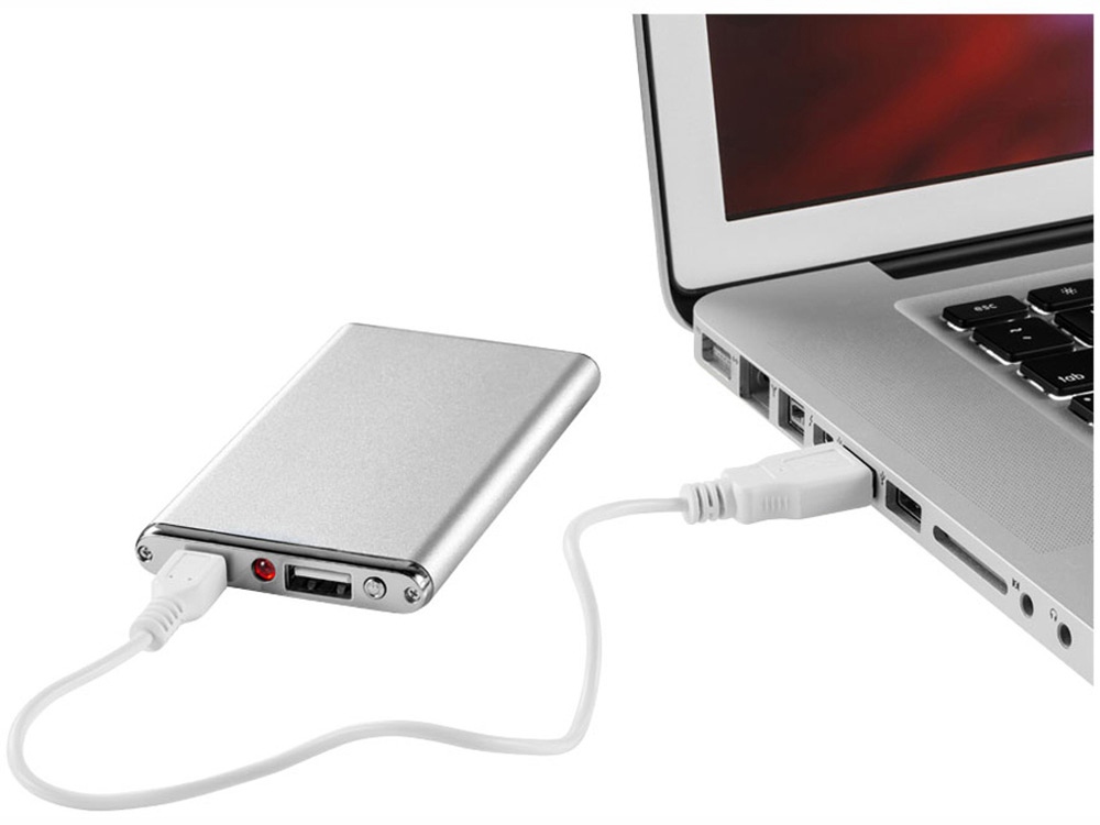 Портативное зарядное устройство Taylor 2200 мА/ч, серебристый