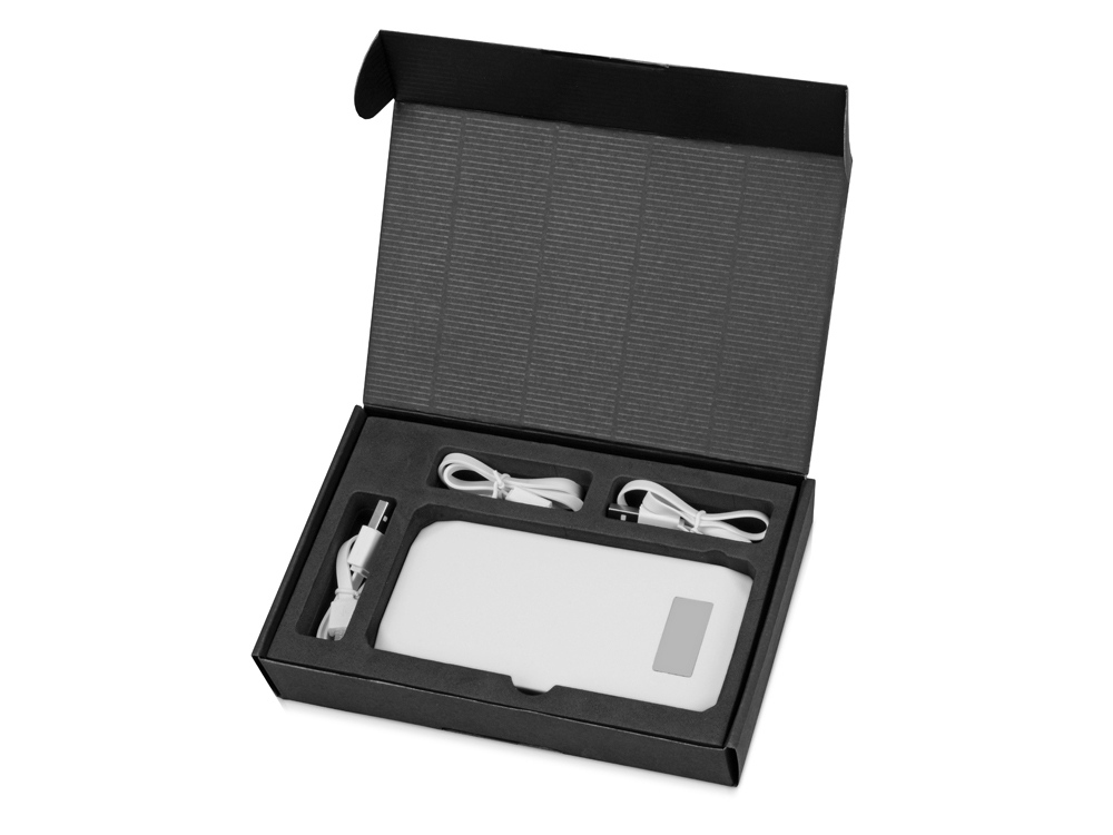 Портативное зарядное устройство Quickr с функцией быстрой зарядки, 10000 mAh, серый