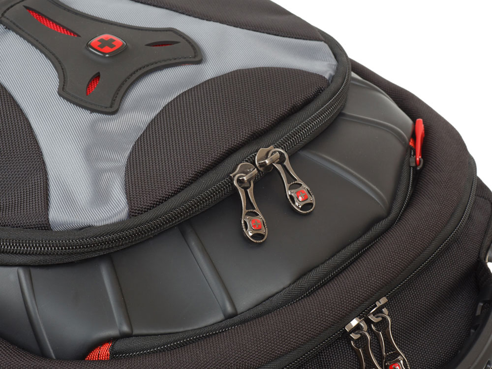 Рюкзак WENGER 17, черный/серый, полиэстер, 37 x 24 x 48 см, 25 л