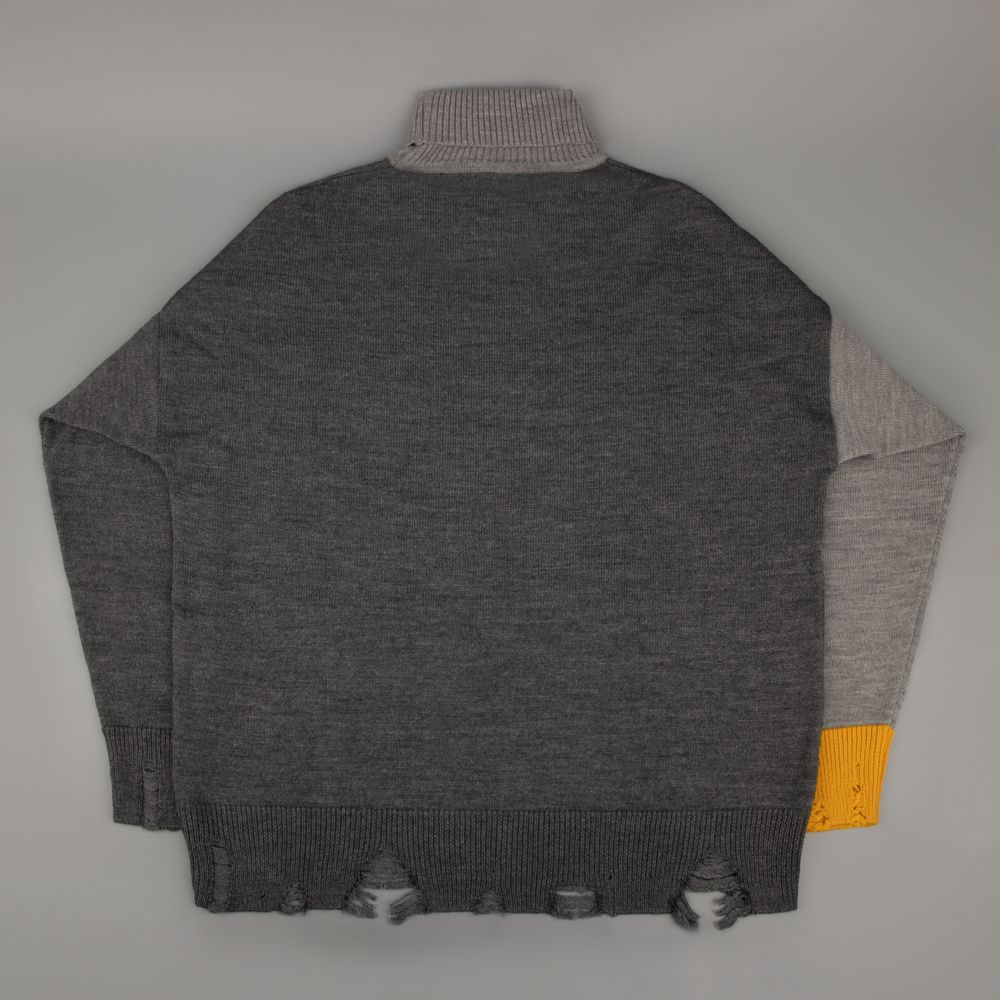 Свитер оверсайз Tricksy Net Grunge на заказ, полушерсть, размер L/XL