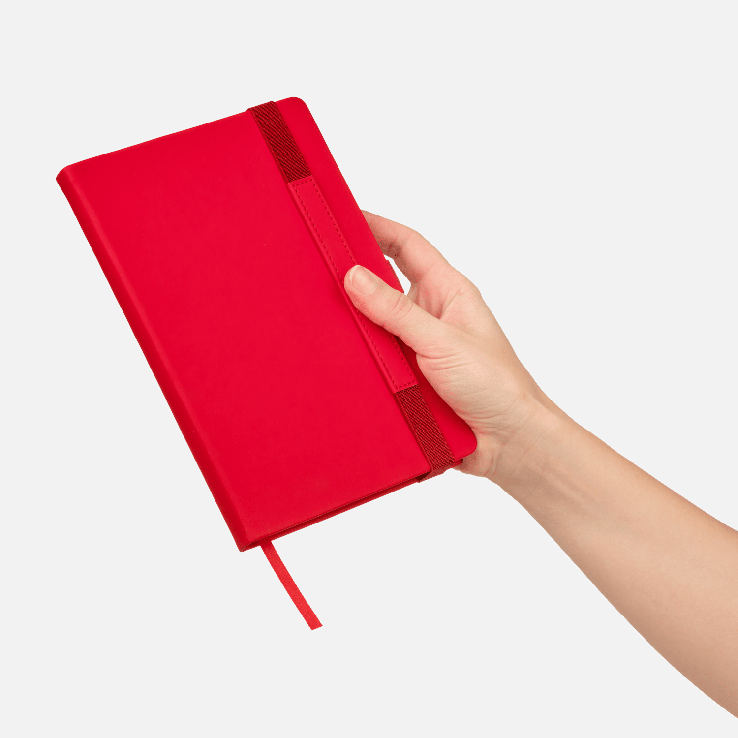 Ежедневник Альфа (Alpha) недатированный, красный/серый