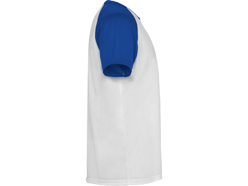 Спортивная футболка Indianapolis детская, белый/королевский синий