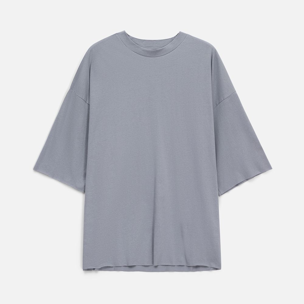 Футболка унисекс T1, серая, размер M/L