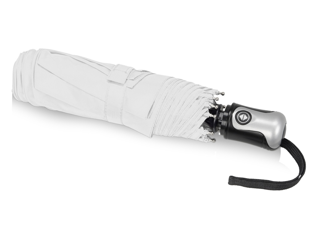 Зонт Alex трехсекционный автоматический 21,5, белый (Р)