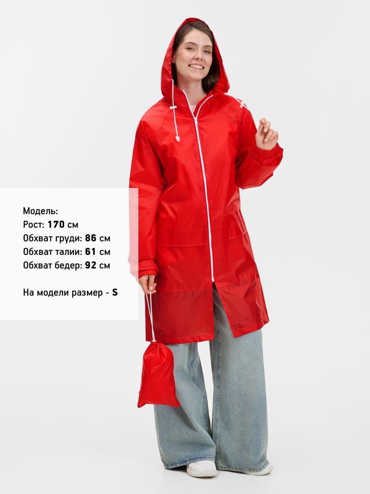 Дождевик Rainman Zip Pro красный, размер S