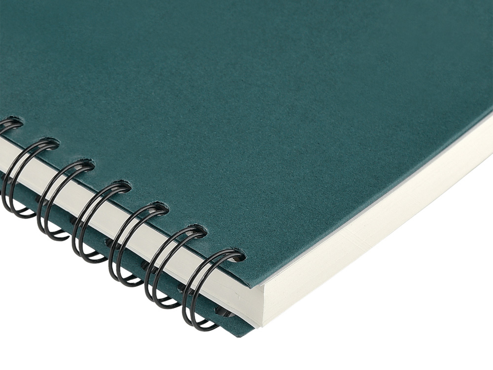 Ежедневник недатированный на гребне А5 Pragmatic, темно-зеленый