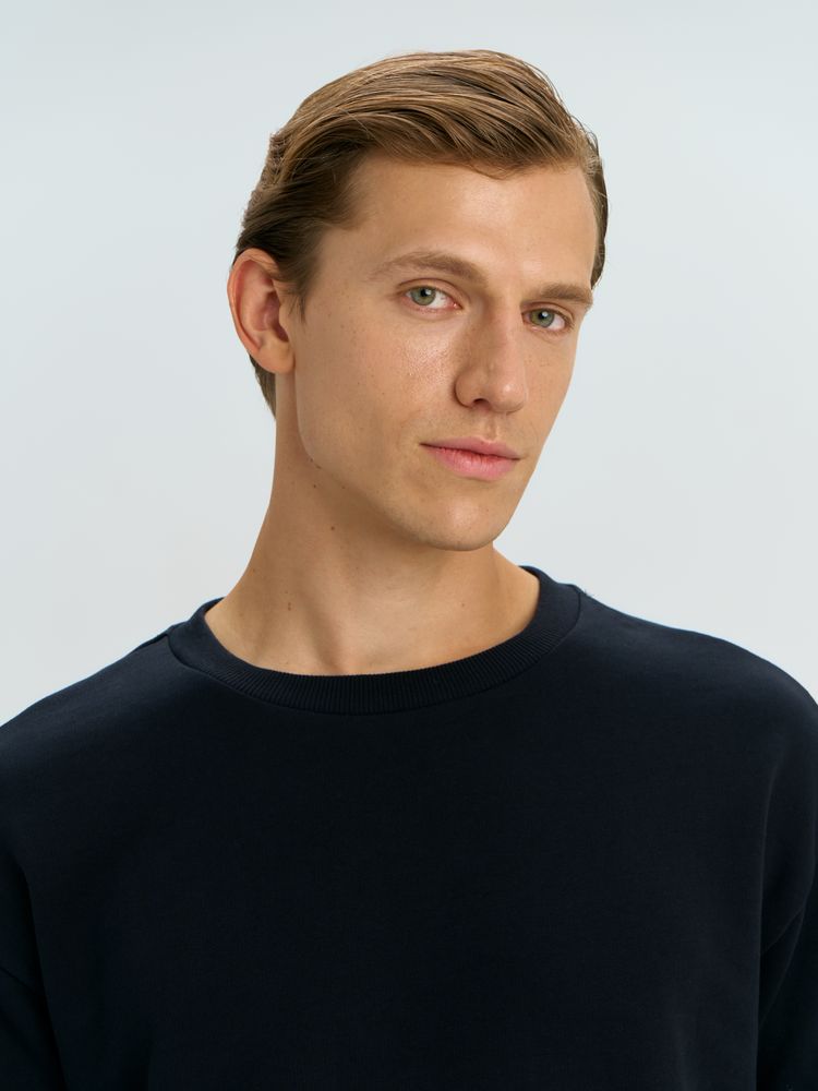 Свитшот оверсайз унисекс Omnifit, черный, размер XL/XXL