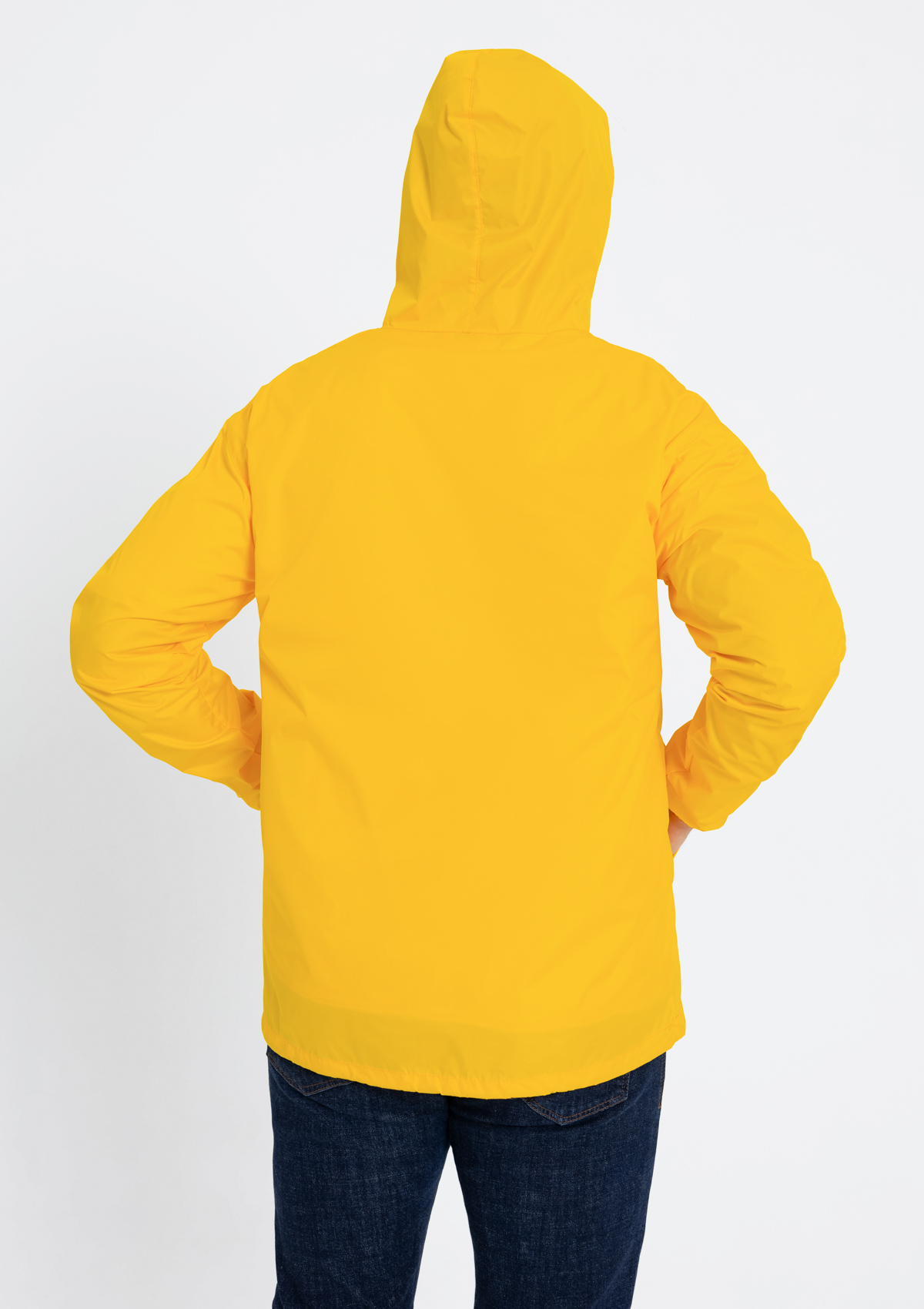Ветровка унисекс STAN дюспо 210T, 85, 59, Жёлтый,  (12/1)  (56/XXXL)