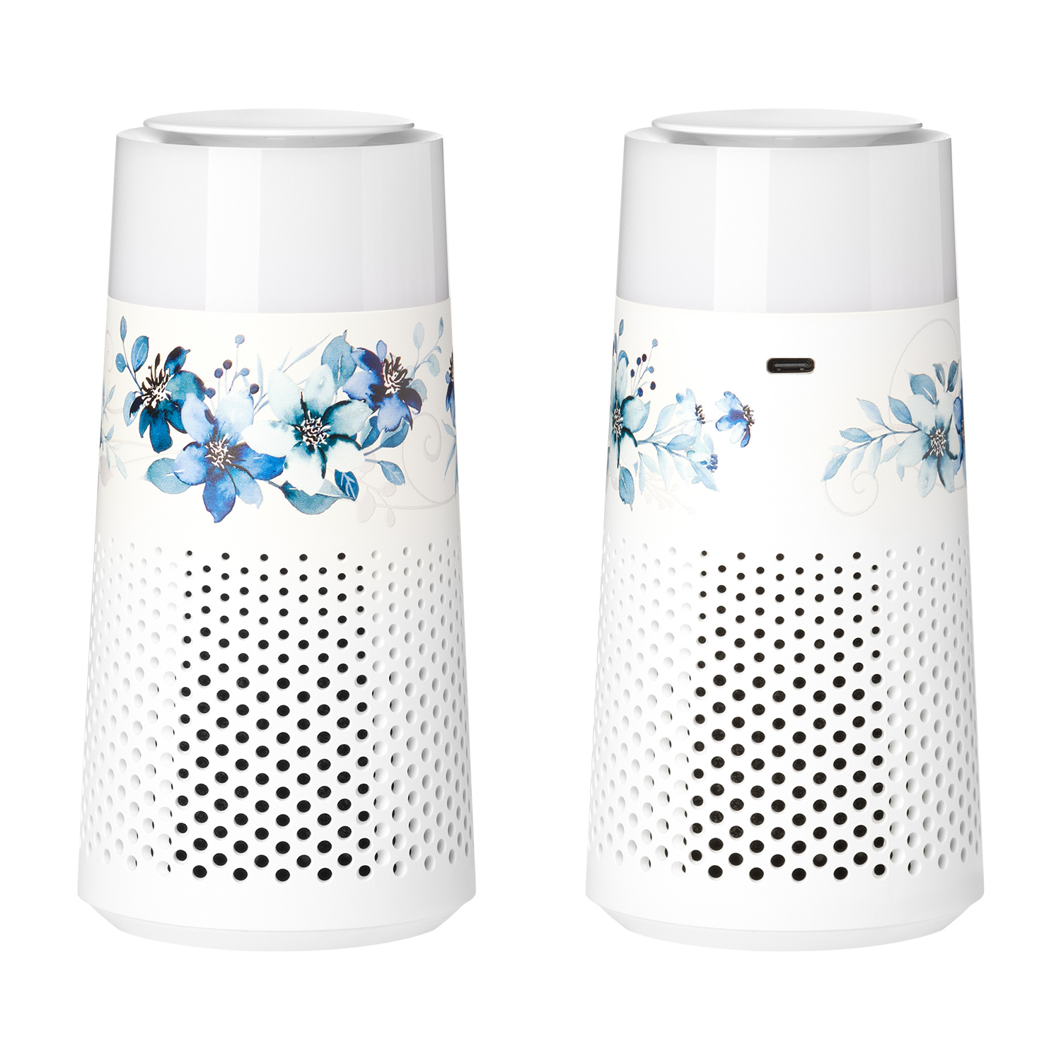 Очиститель воздуха с подсветкой Пьюр (Pure), черный фото на сайте Print Logo.