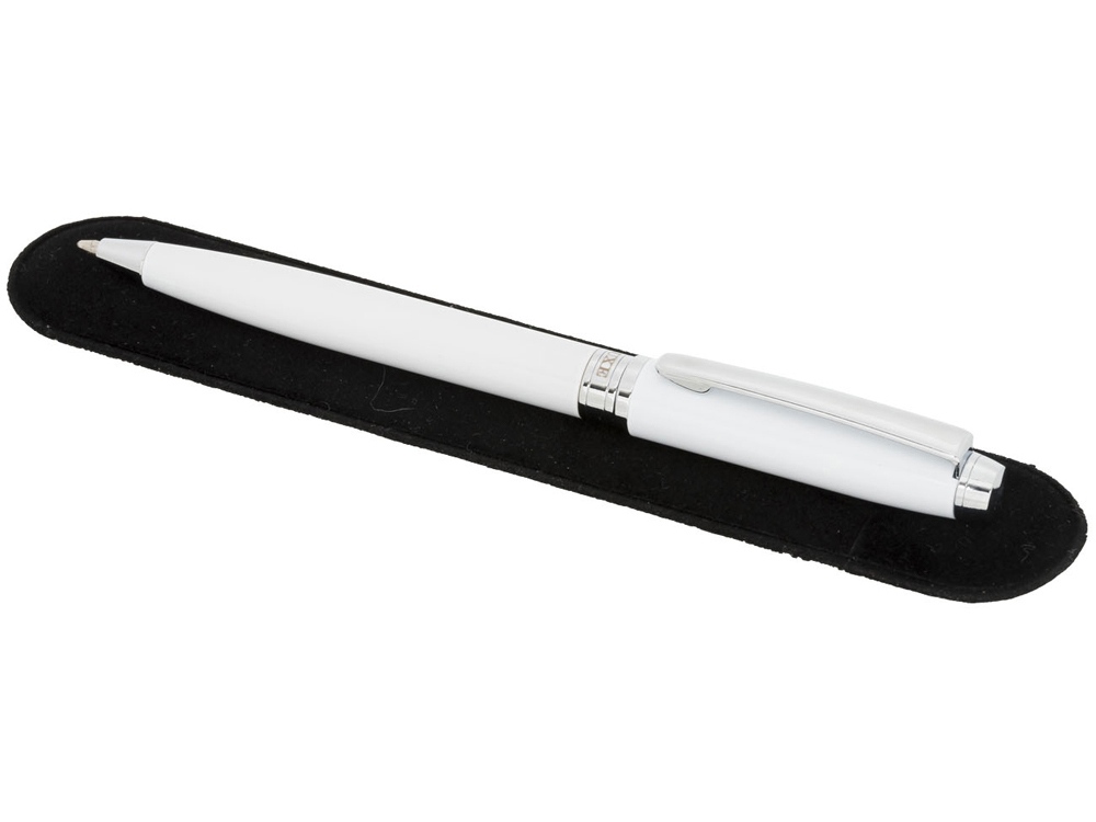 Ручка металлическая шариковая Aphelion, белый/серебристый
