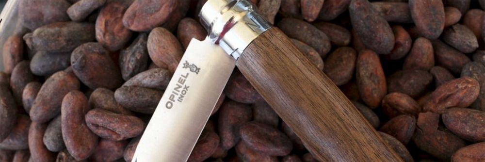 Нож Opinel No 8 — пример нанесения логотипа (Opinel) | Print Logo