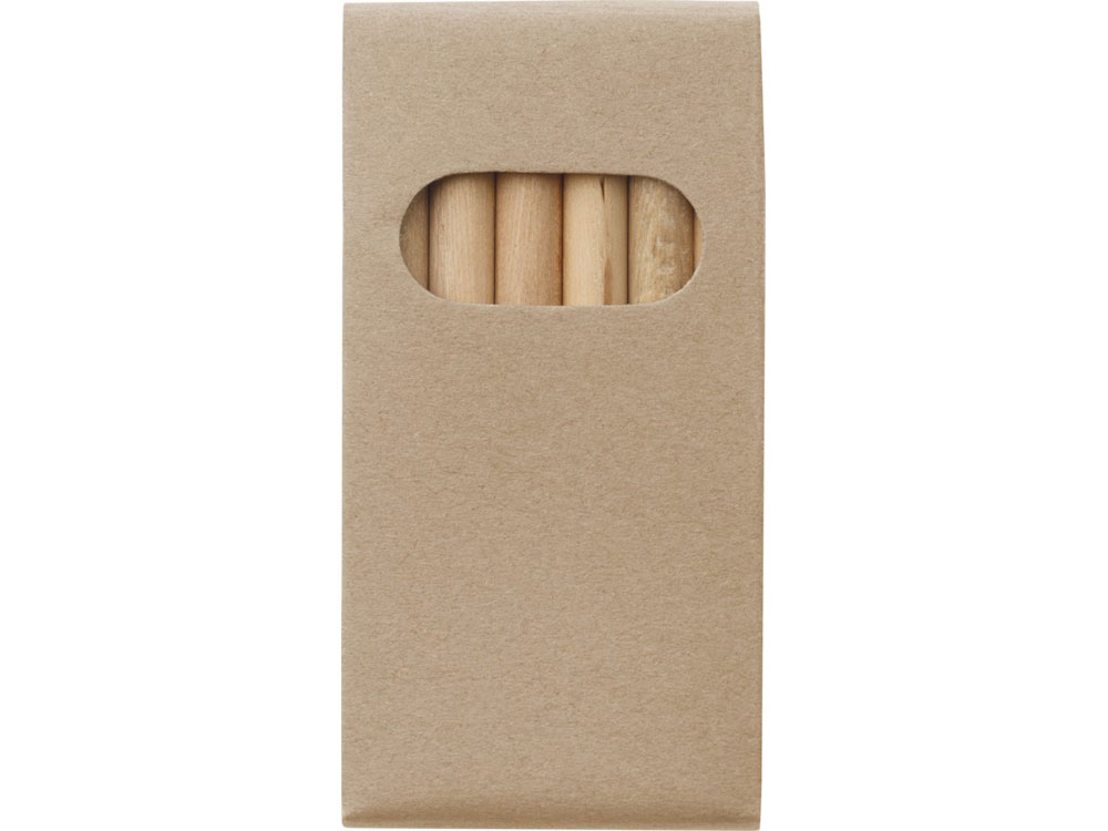 Набор карандашей для раскрашивания Artemaa с 6 предметами, натуральный