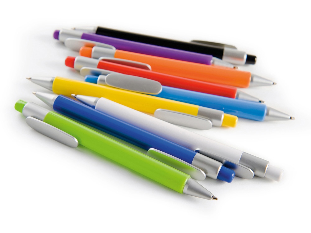 Ручка шариковая Athens черные чернила, голубой