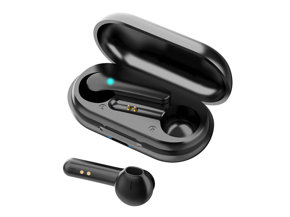 Беспроводные наушники TWS Mysound Flip с логотипом Rombica | Print Logo