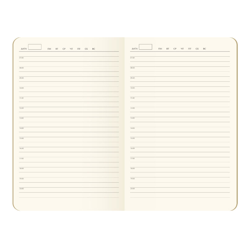 Ежедневник Latte Ecoline недатированный с антибактериальным покрытием, зеленый фото на сайте Print Logo.