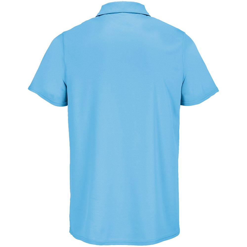 Рубашка поло унисекс Pitcher, ярко-бирюзовая, размер XXL