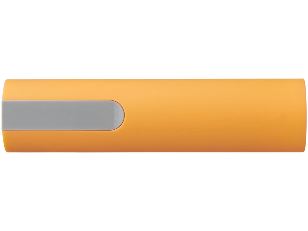 Зарядное устройство с резиновым покрытием 2200 мА/ч, оранжевый