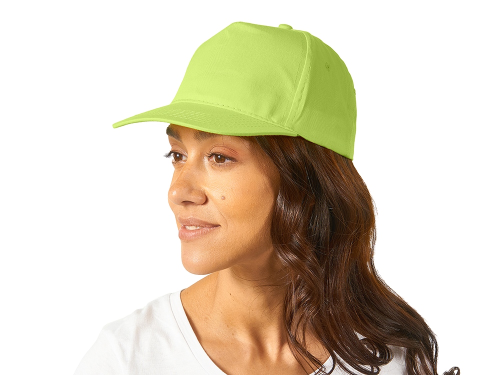 Бейсболка Memphis 5-ти панельная, зеленое яблоко