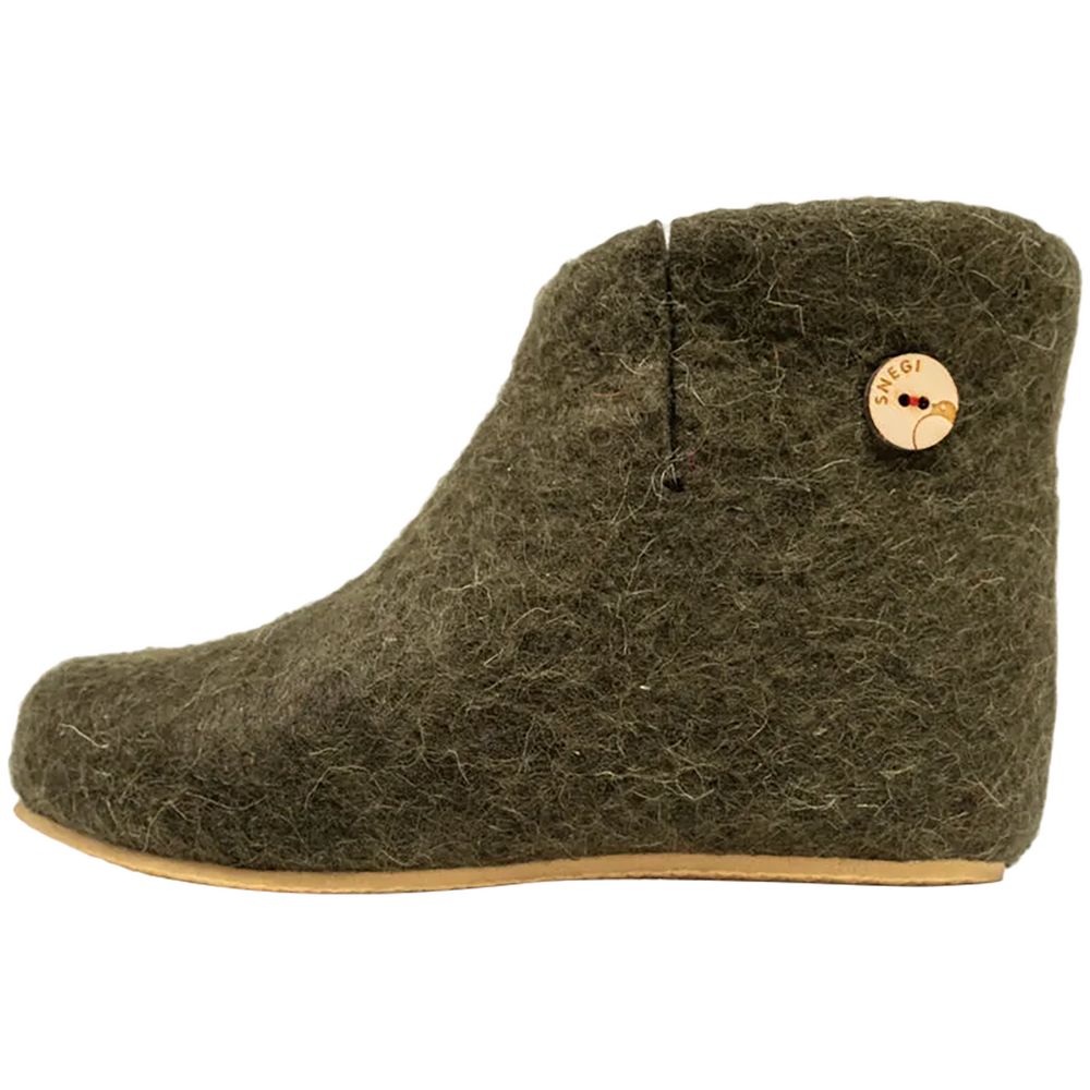 Домашние валенки Wild, зеленые (олива), размер 40