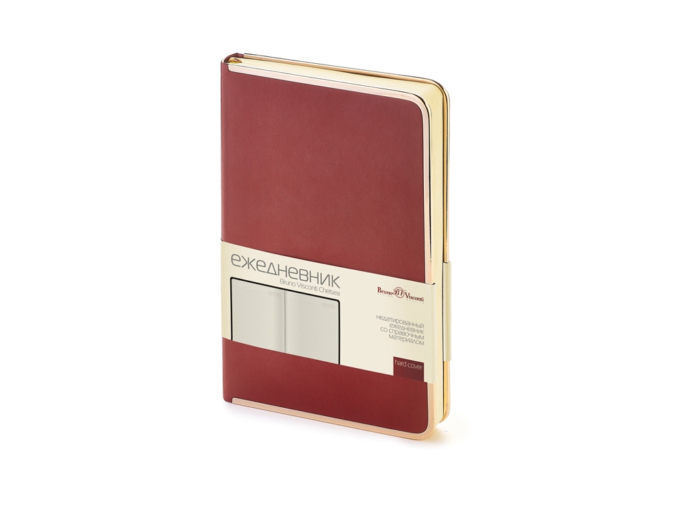 Ежедневник недатированный А5  CHELSEA с логотипом Bruno Visconti | Print Logo