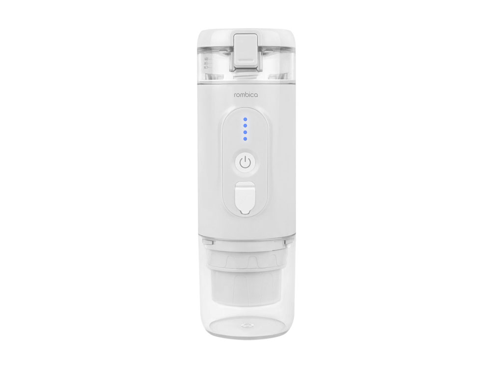 Портативная кофемашина с подогревом Barista 2 с логотипом Rombica | Print Logo