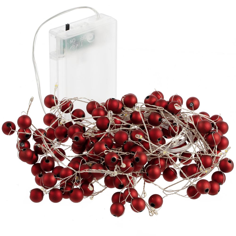 Светодиодная гирлянда Berry Bright — пример нанесения логотипа () | Print Logo