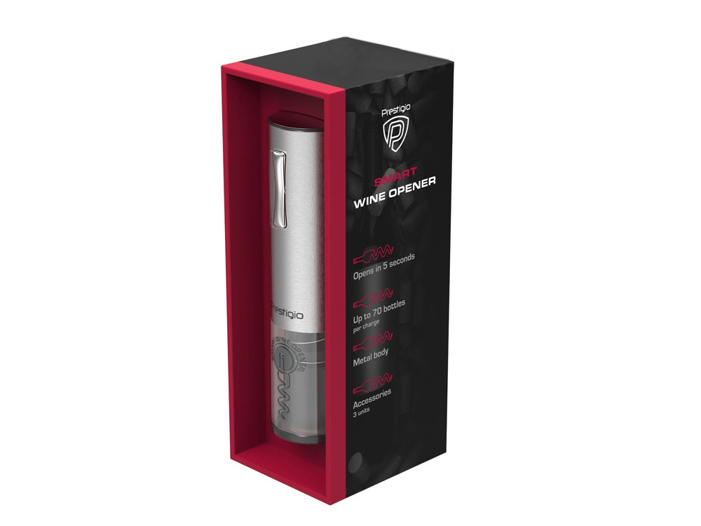 Набор для вина с автоматическим штопором Nemi (P)