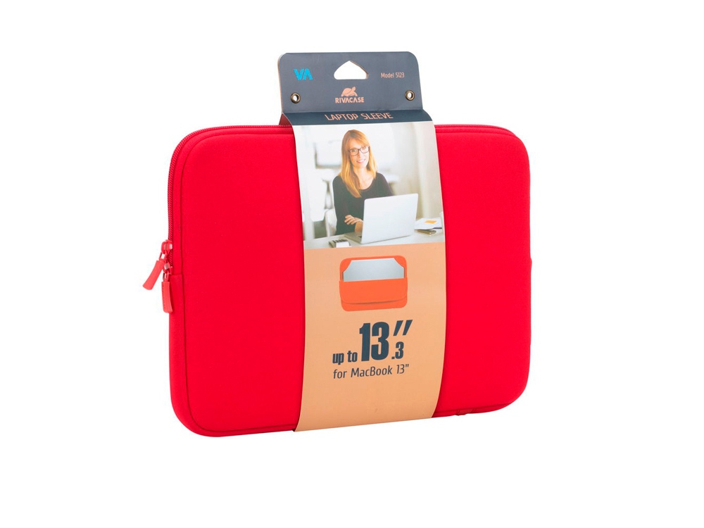 RIVACASE 5123 red чехол для ноутбука 13.3 / 12