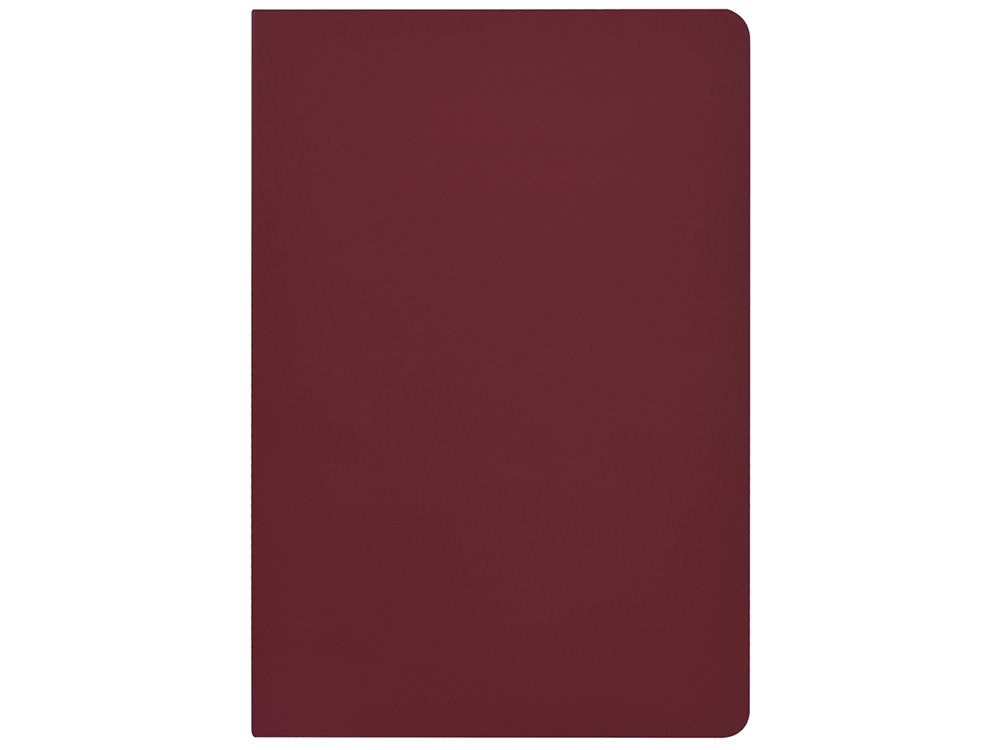 Бизнес-тетрадь А5 Pragmatic Contrast, 40 листов в клетку, бордовый с темно-серым срезом