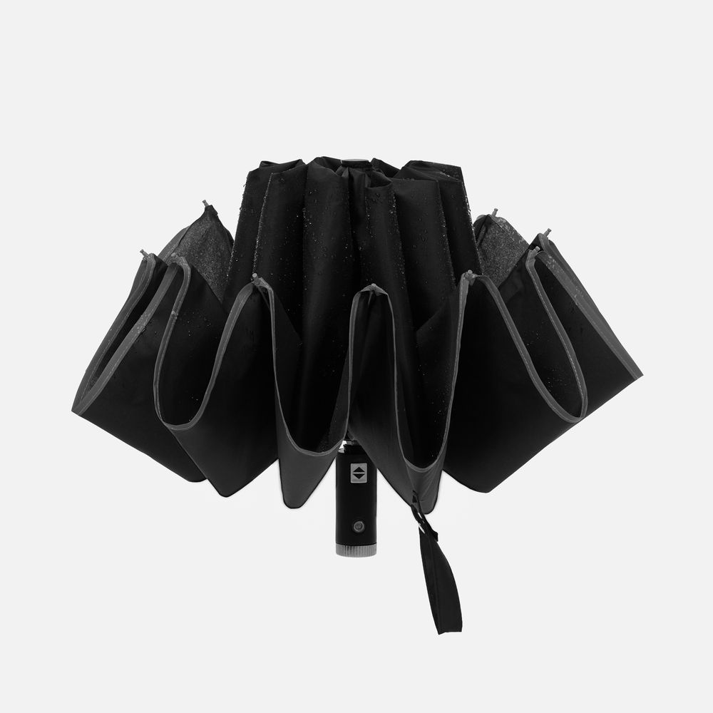 Зонт обратного сложения Norsken с фонариком фото на сайте Print Logo.