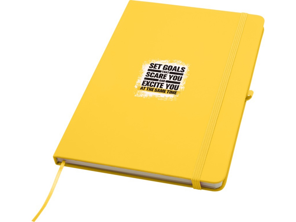 Блокнот Spectrum Plus формата A5 в твердой обложке - Желтый