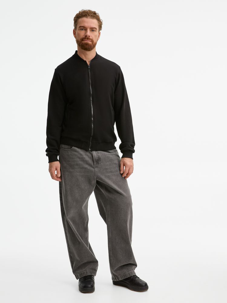 Бомбер унисекс Townie, черный, размер S